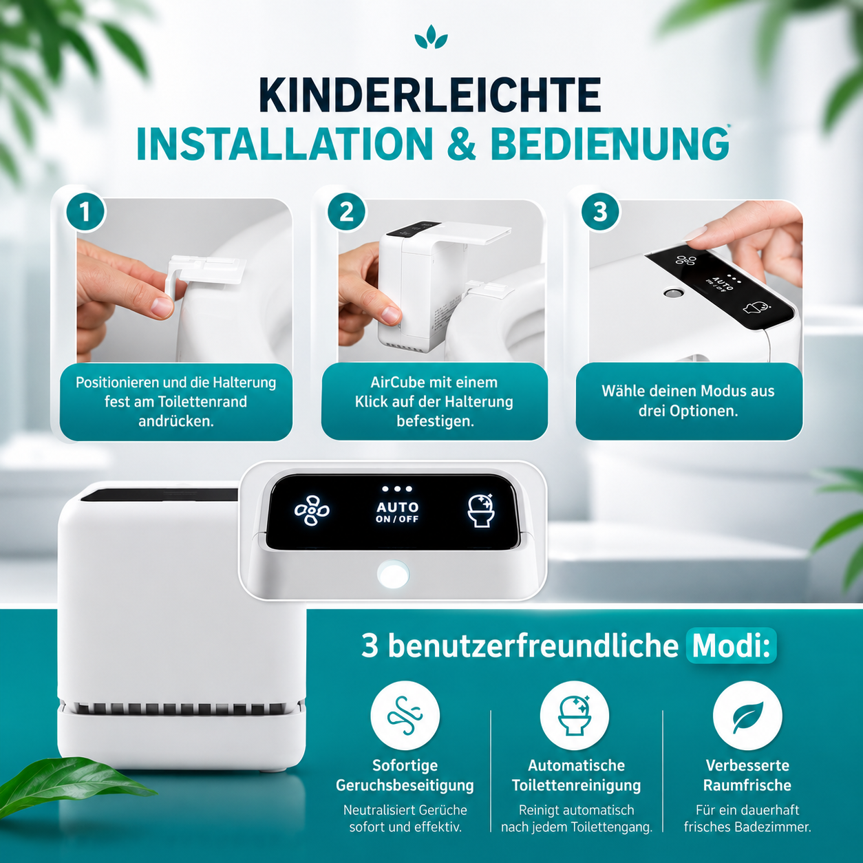 AirCube 3.0 - Luft-& WC-Reiniger