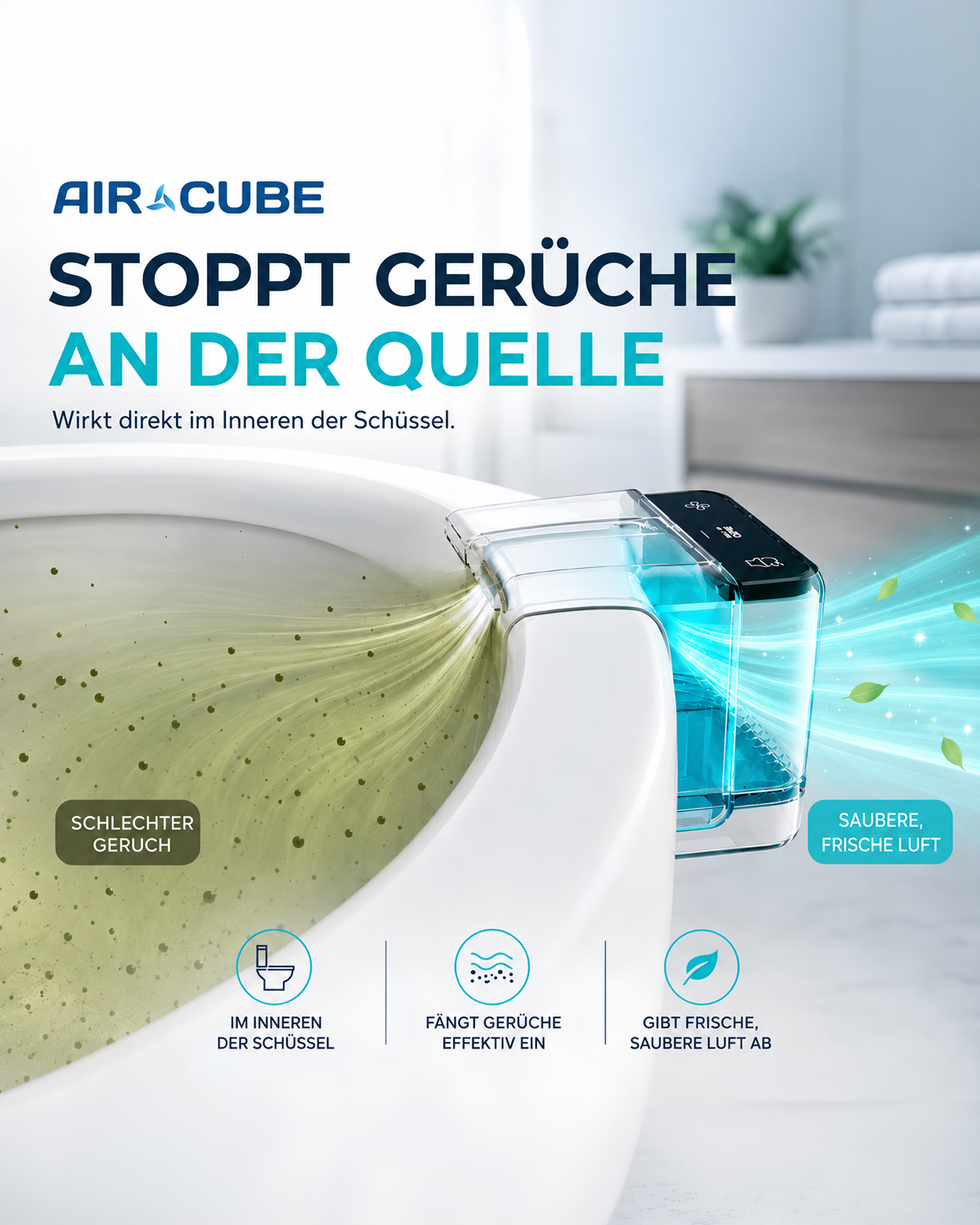 AirCube 3.0 - Luft-& WC-Reiniger