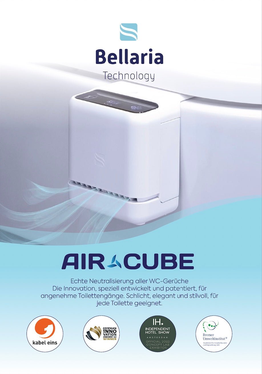 Guter Toiletten Duft ist ein purer Luxus AIR CUBE - Bellaria