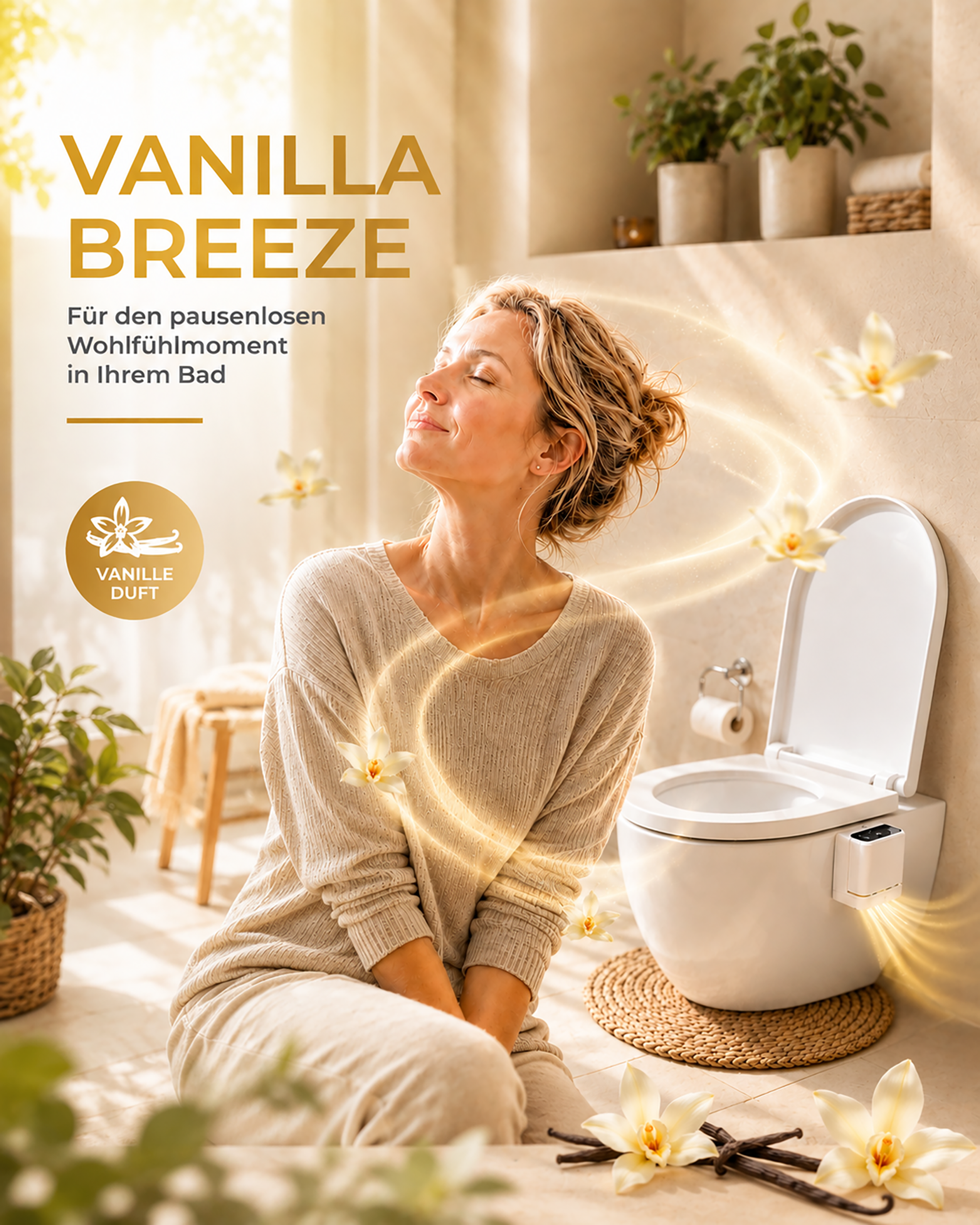 Set of 2 scented inserts Vanilla Breeze