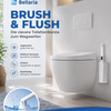 Brush & Flush hygienische Toilettenbürste mit Einweg-Pads