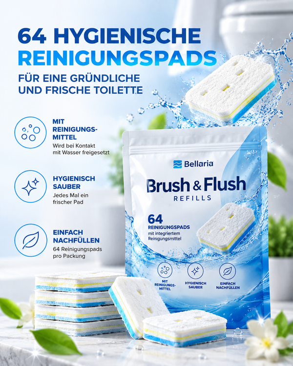 Brush & Flush Refills – 64 Reinigungspads