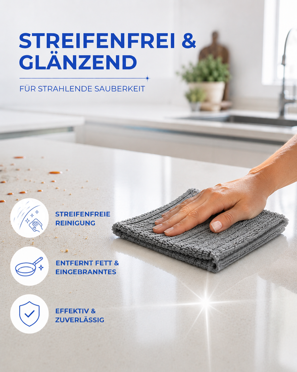 4er-Pack Mikrofasertücher