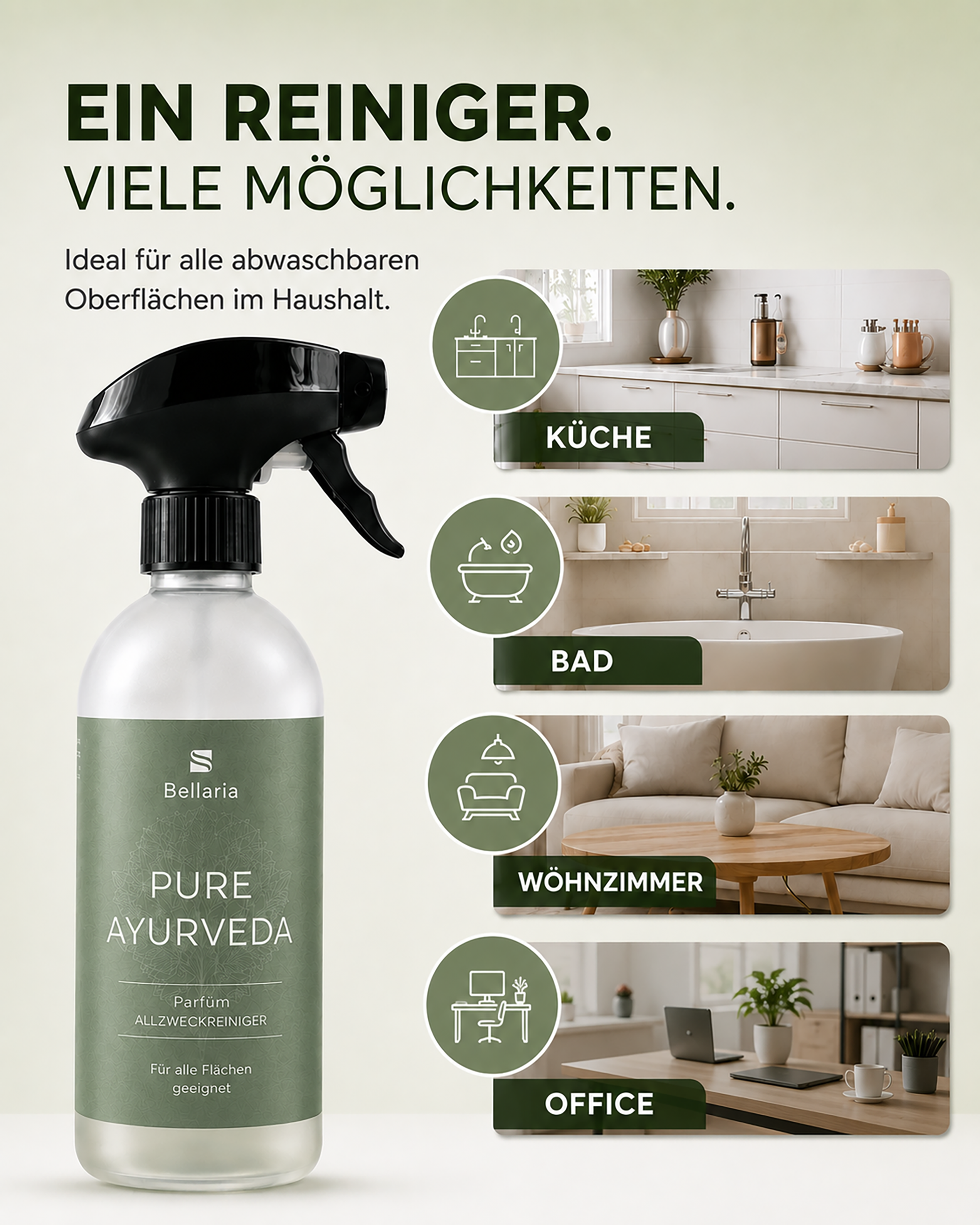 Parfüm-Allzweckreiniger "Pure Ayurveda"
