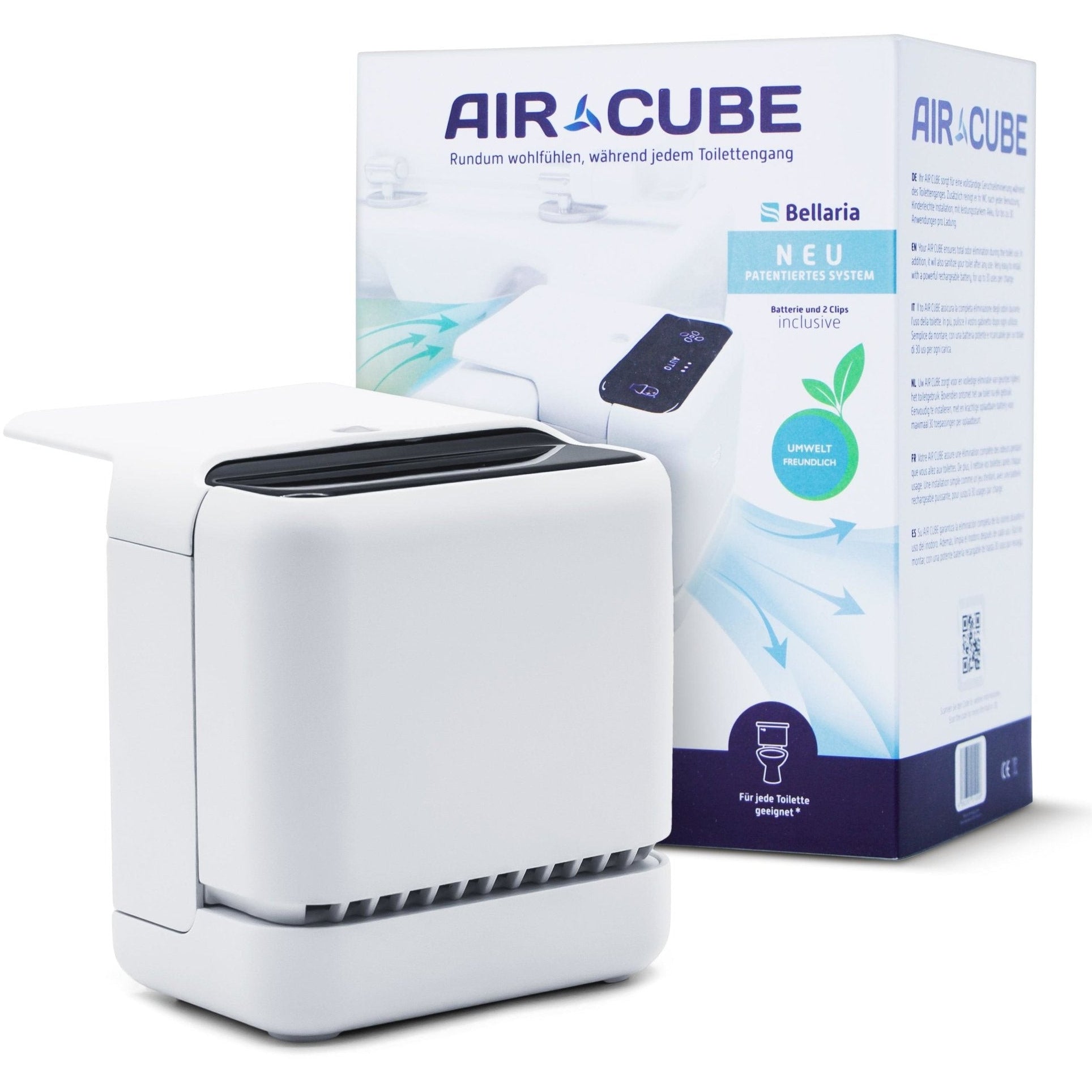 AIR CUBE by Bellaria - Toilette Geruch neutralisieren - Geruchsneutralisierung